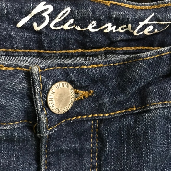 Bluenotes Denim Shorts Size 31/30 Washed Out Low Rise Super Skinny - Picture 6 of 7